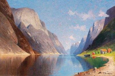 Fjord Landscape by Elisabeth Grüttefien Kiekebusch